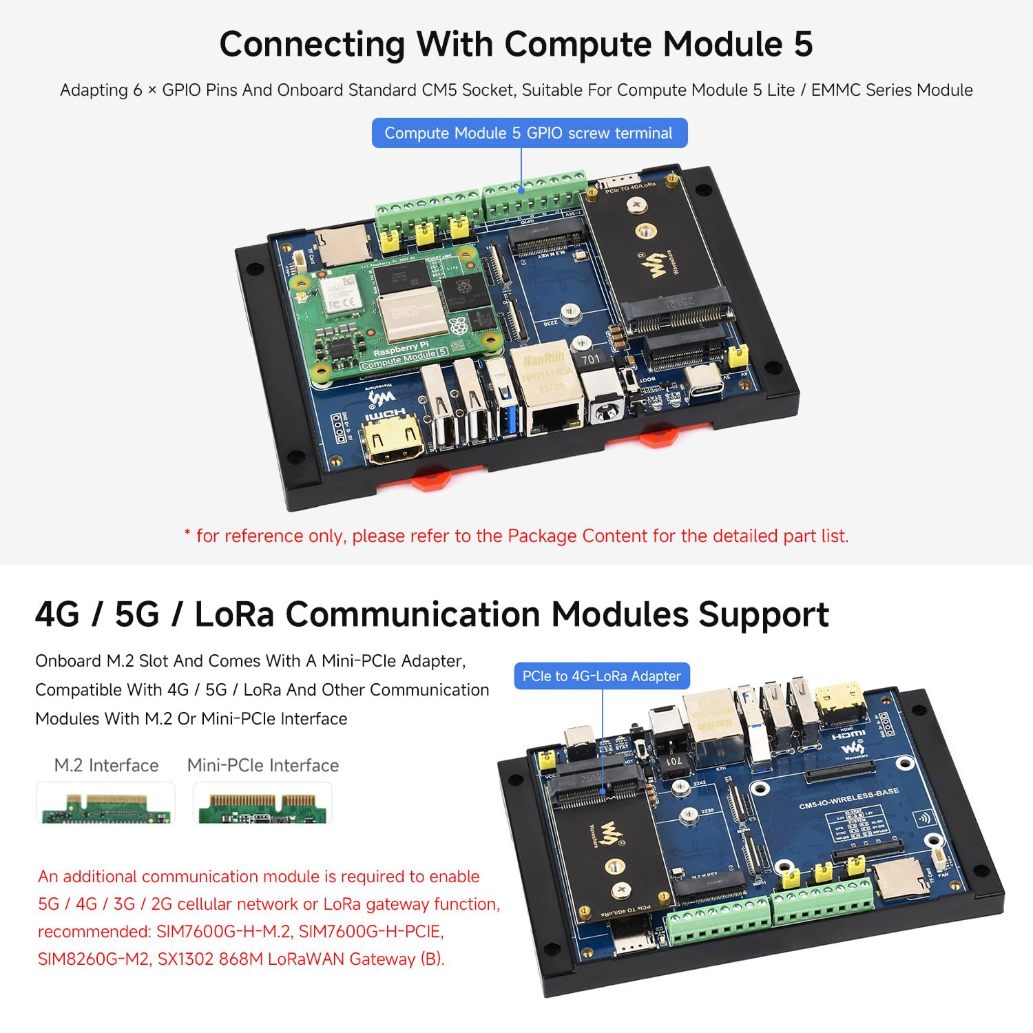 waveshare-industrial-iot-erweiterungsboard-f-r-raspberry-pi-cm5-4g-5g-lora-nvme- image 4
