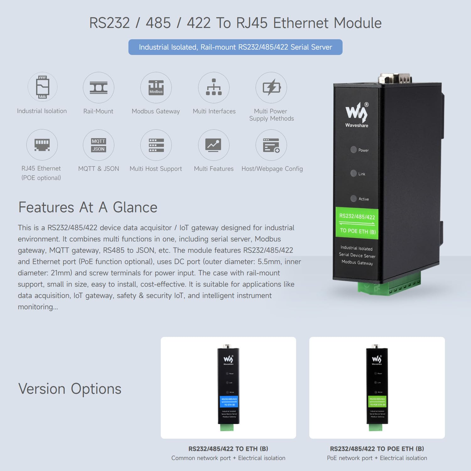 waveshare-hutschienen-serial-server-rs232-485-422-zu-ethernet-modbus-mqtt image 3