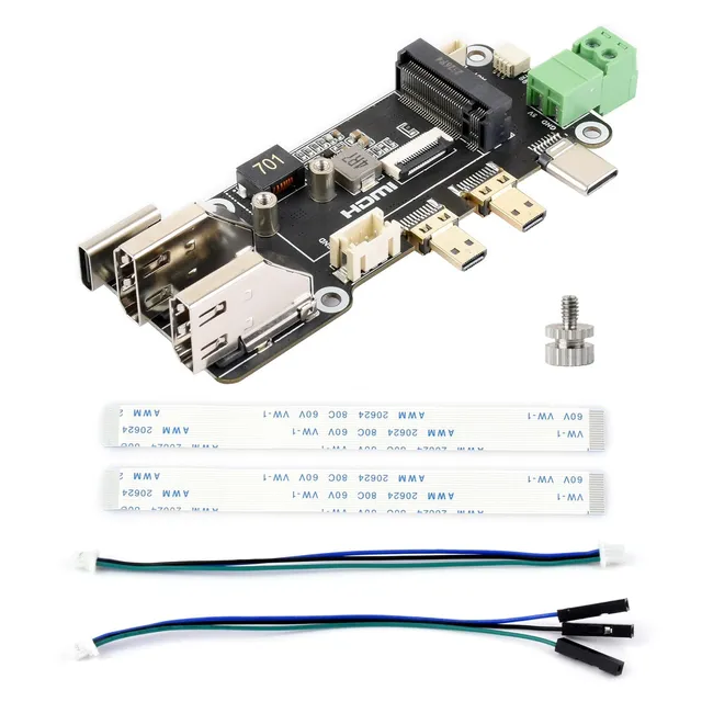 waveshare-pcie-zu-m-2-multifunktions-adapter-f-r-raspberry-pi-5-dual-4k image 1