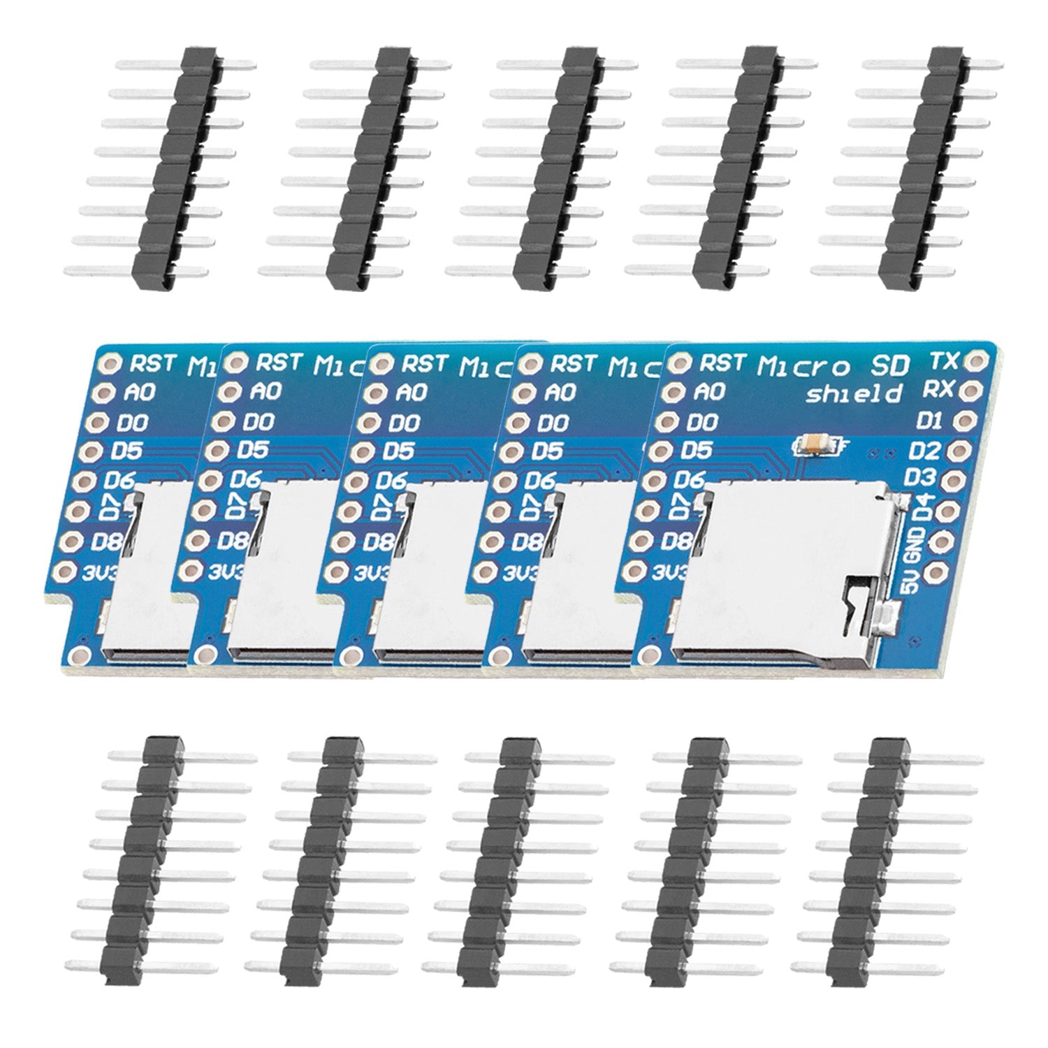 az-delivery-micro-sd-karten-d1-mini-shield-adapter-8-pin-3-3v-mit-spi image 3