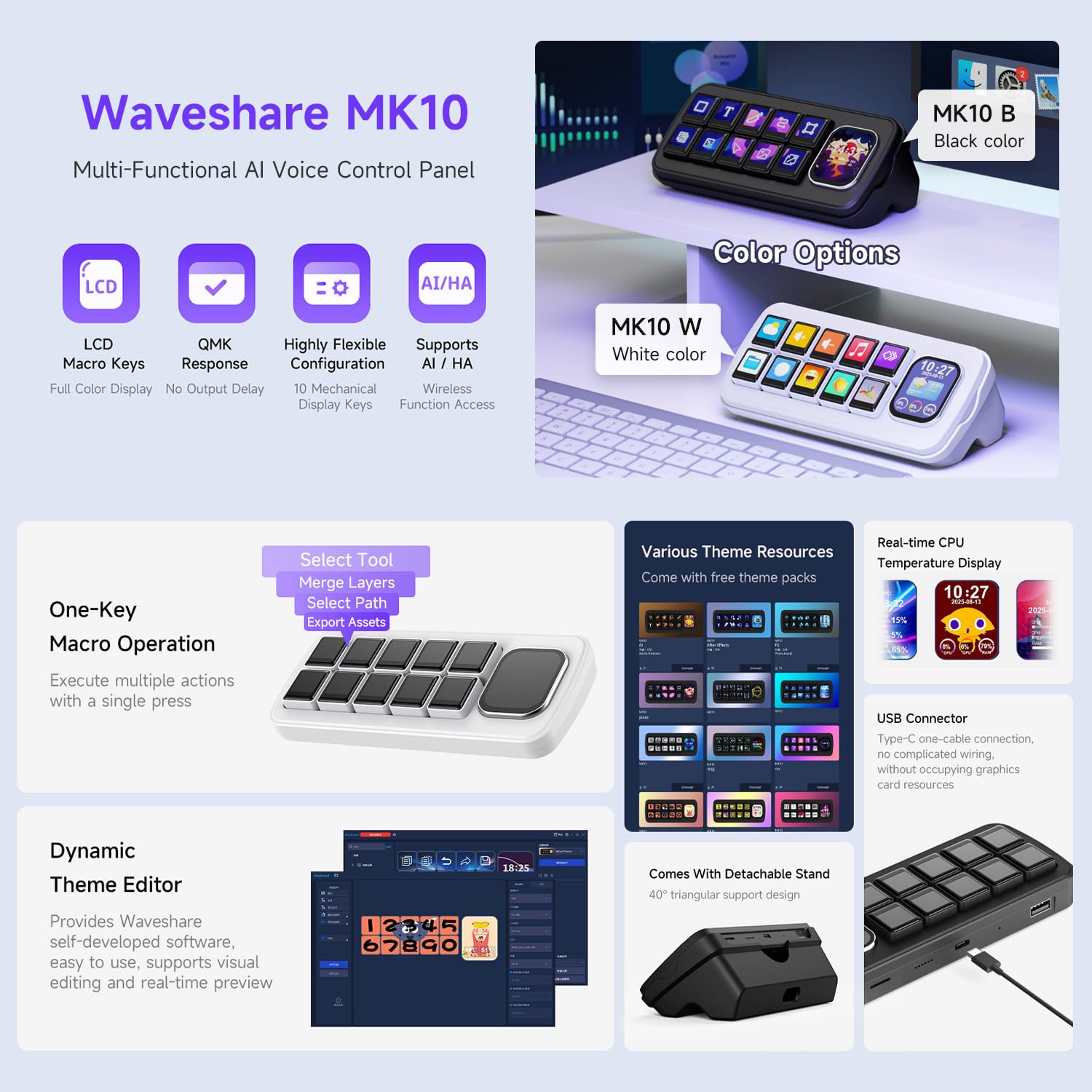 waveshare-mk10-ai-voice-control-panel-wei-10x-lcd-makrotasten-2-01-display-linux image 3
