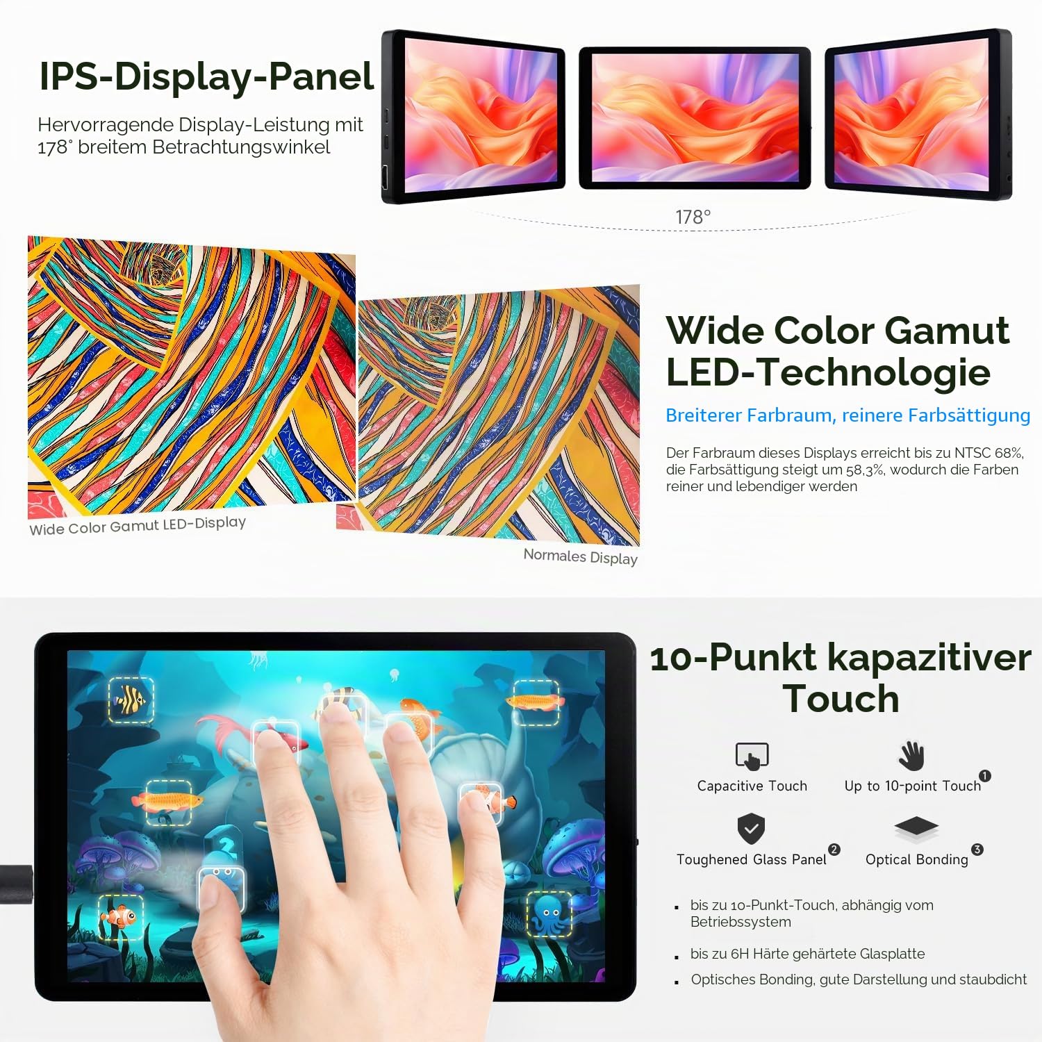 waveshare-7-zoll-capacitive-touch-display-1280x800-hdmi-type-c-mit-alu-geh-use image 5