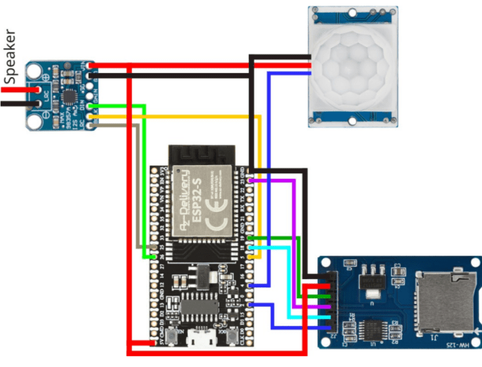az-delivery-echotrap-diy-kit-bewegungsaktivierter-mp3-audio-player-projektset image 1