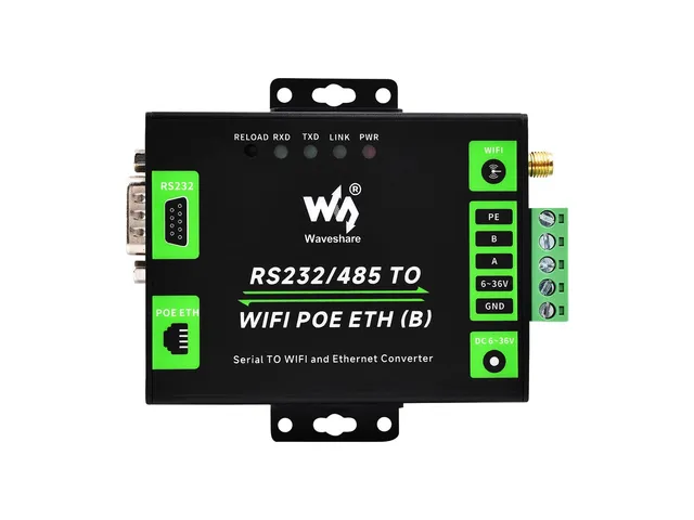 waveshare-industrieller-seriell-server-rs232-485-auf-wifi-ethernet-modbus-mqtt-g image 1