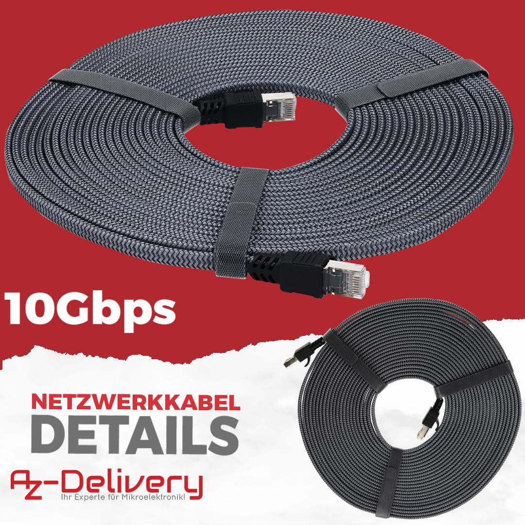 az-delivery-cat7-netzwerkkabel-10m-grau-silber-10-gbit-s-gigabit-lan image 4