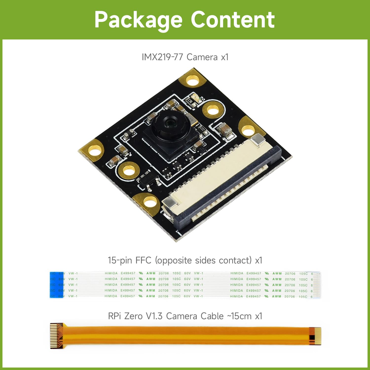 waveshare-imx219-77-kamera-modul-8-megapixel-3280x2464-f-r-jetson-nano-raspberry image 2