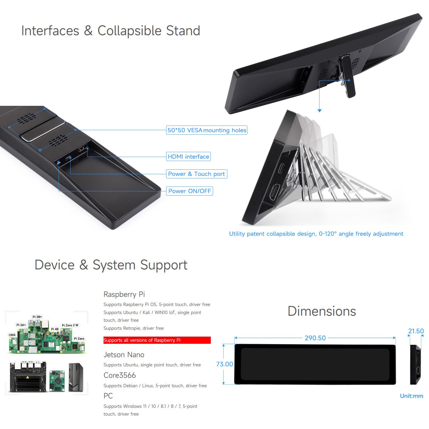 waveshare-11-9-zoll-ips-touchscreen-320x1480-hdmi-mit-lautsprecher image 7