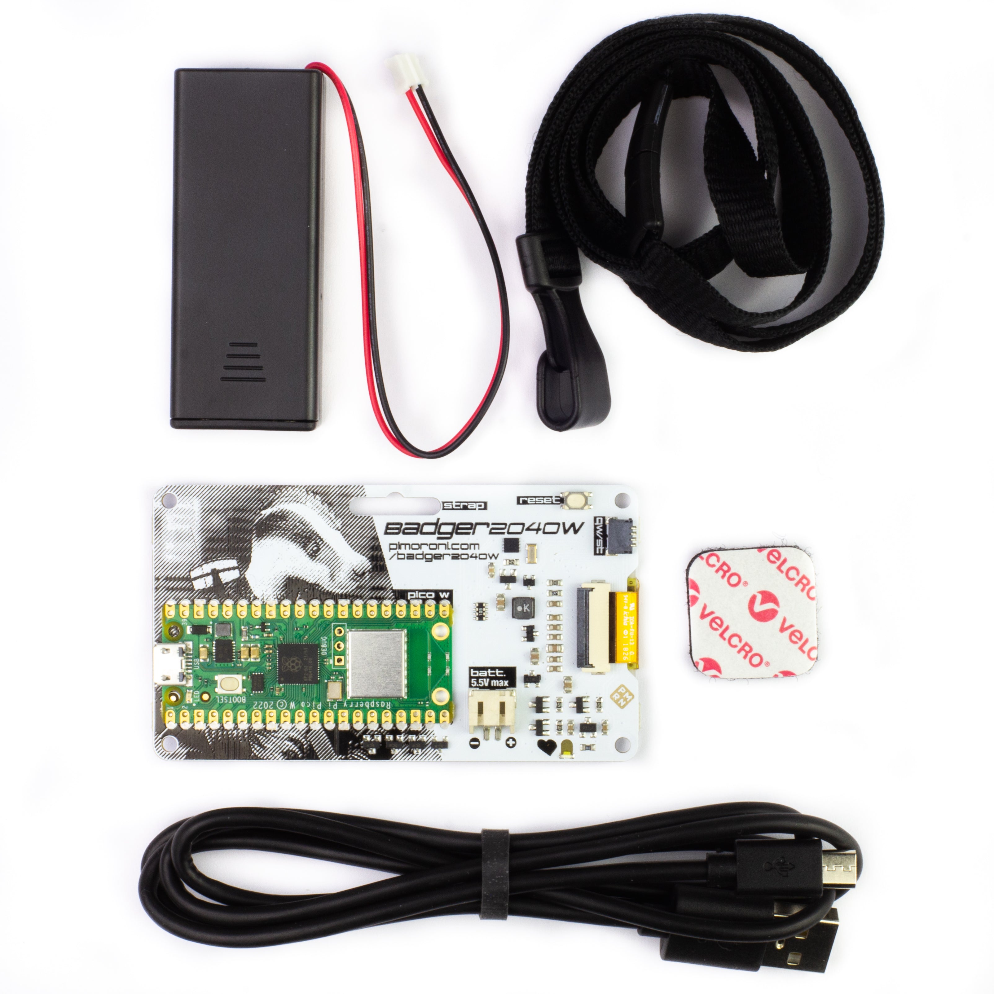 pimoroni-badger-2040-w-programmierbares-e-ink-badge-mit-pico-w-und-wlan image 4