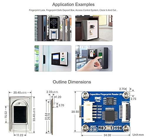 waveshare-high-precision-capacitive-fingerprint-reader-b-uart-usb-dual-port-modu image 8