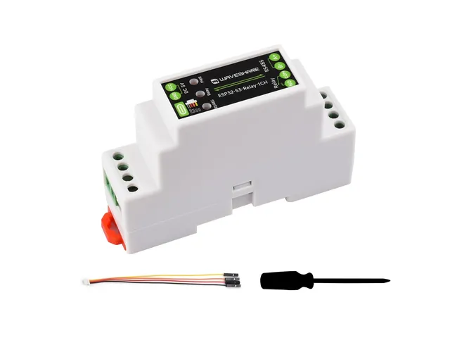 waveshare-1-kanal-esp32-s3-wifi-relais-modul-industriell-mit-rs485-und-10a-relai image 1