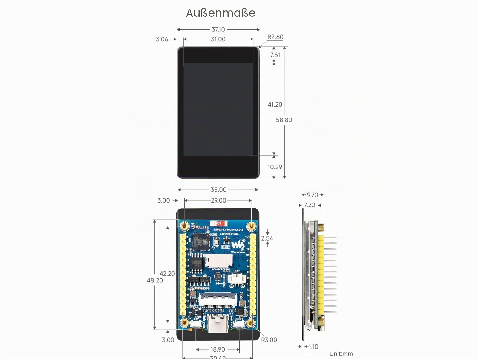 waveshare-esp32-s3-2-zoll-touch-display-board-mit-ov5640-kamera image 7