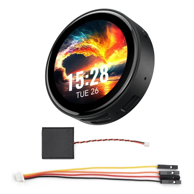 waveshare-esp32-c6-1-43-zoll-amoled-round-touch-display-entwicklungsboard-mit-ge image 1