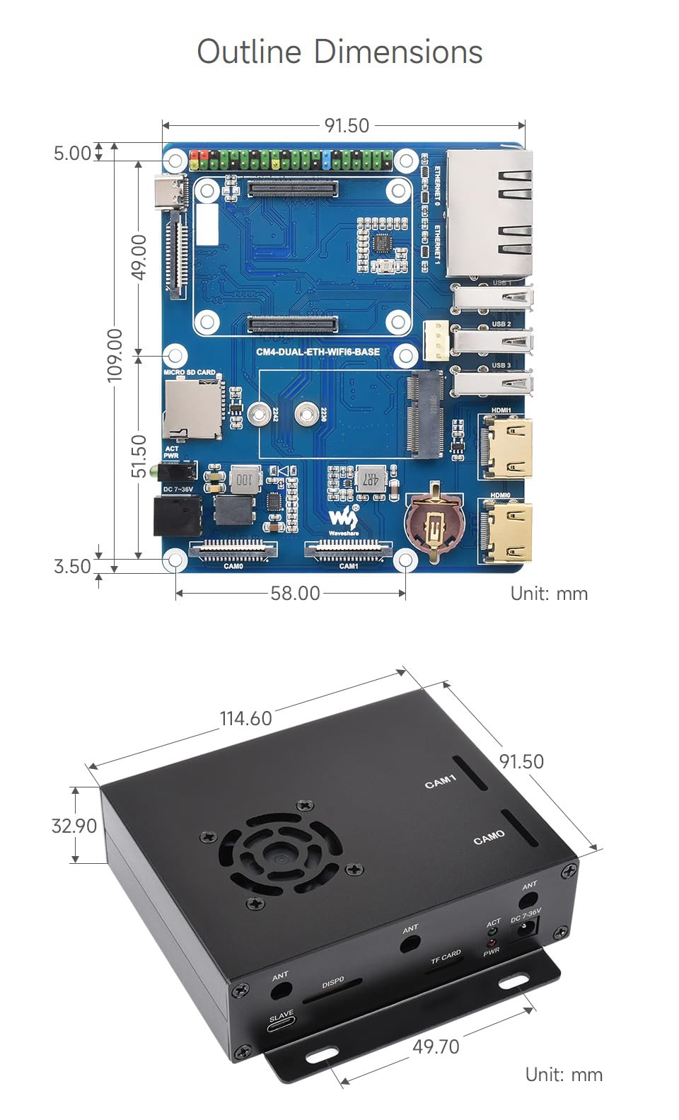 waveshare-wifi6-dual-eth-base-board-f-r-raspberry-pi-compute-module-4-mit-m-2-e- image 8