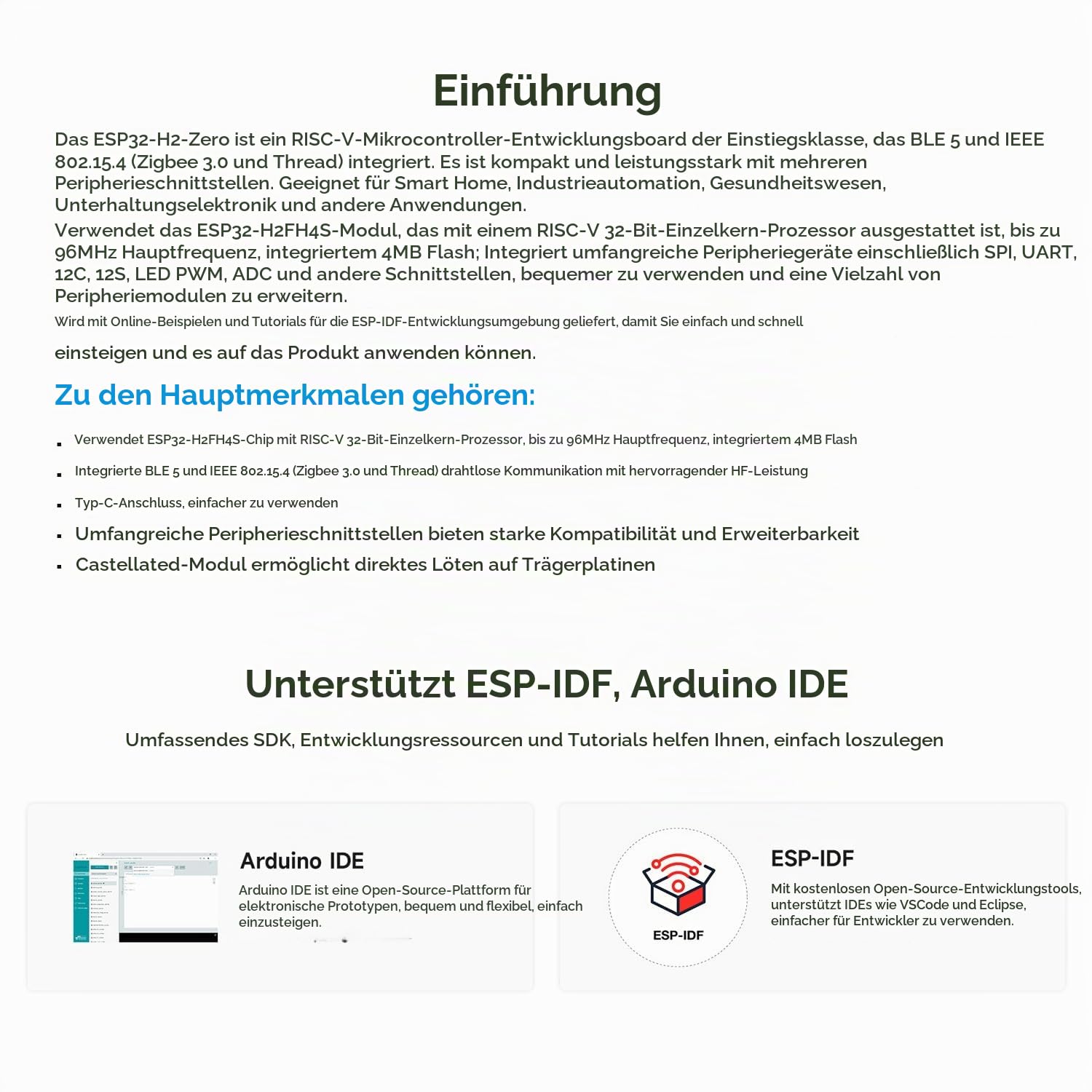 waveshare-esp32-h2-zero-mini-entwicklungsboard-3er-set-esp32-h2fh4s-ble-5-zigbee image 4