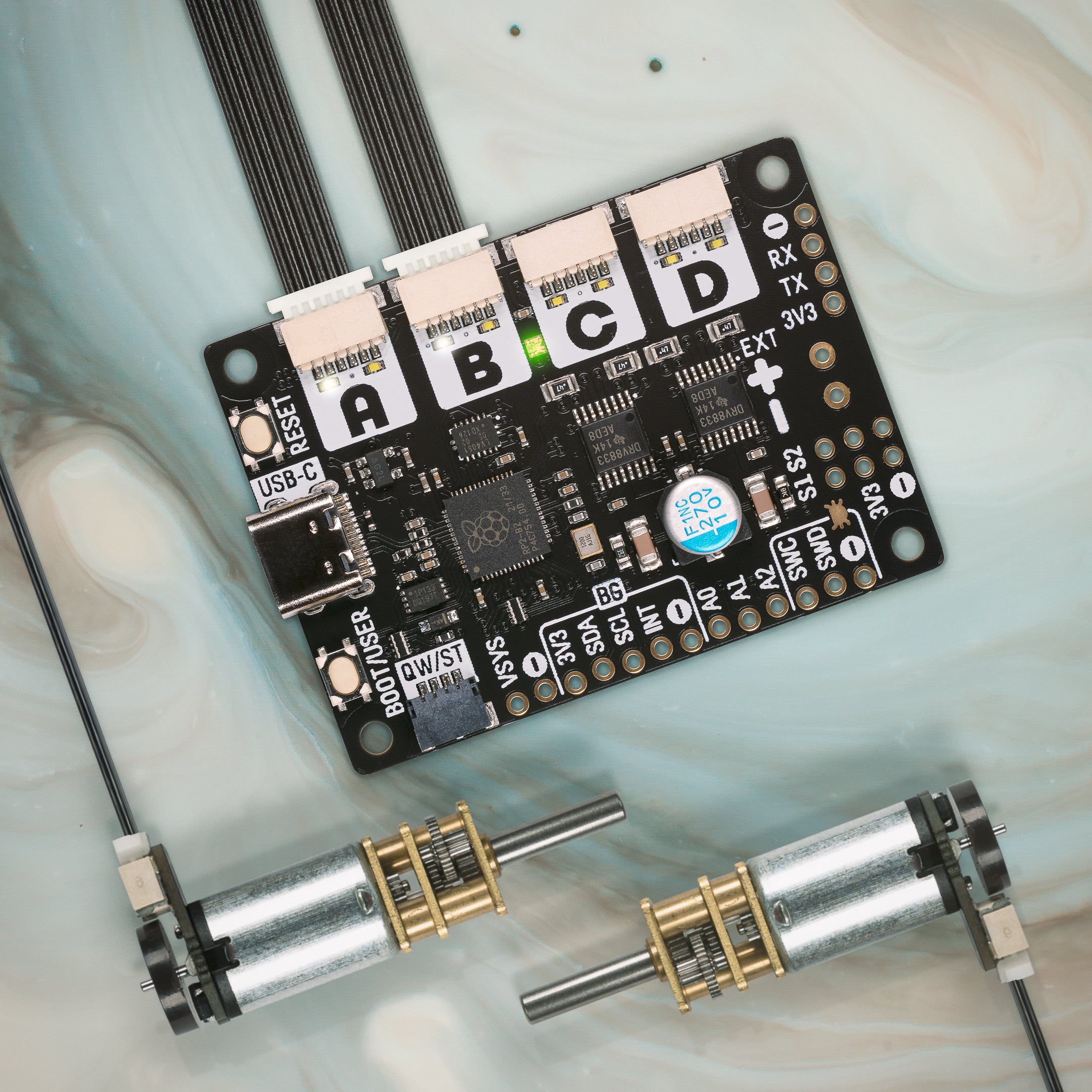 pimoroni-motor-2040-quad-motor-controller-rp2040 image 1