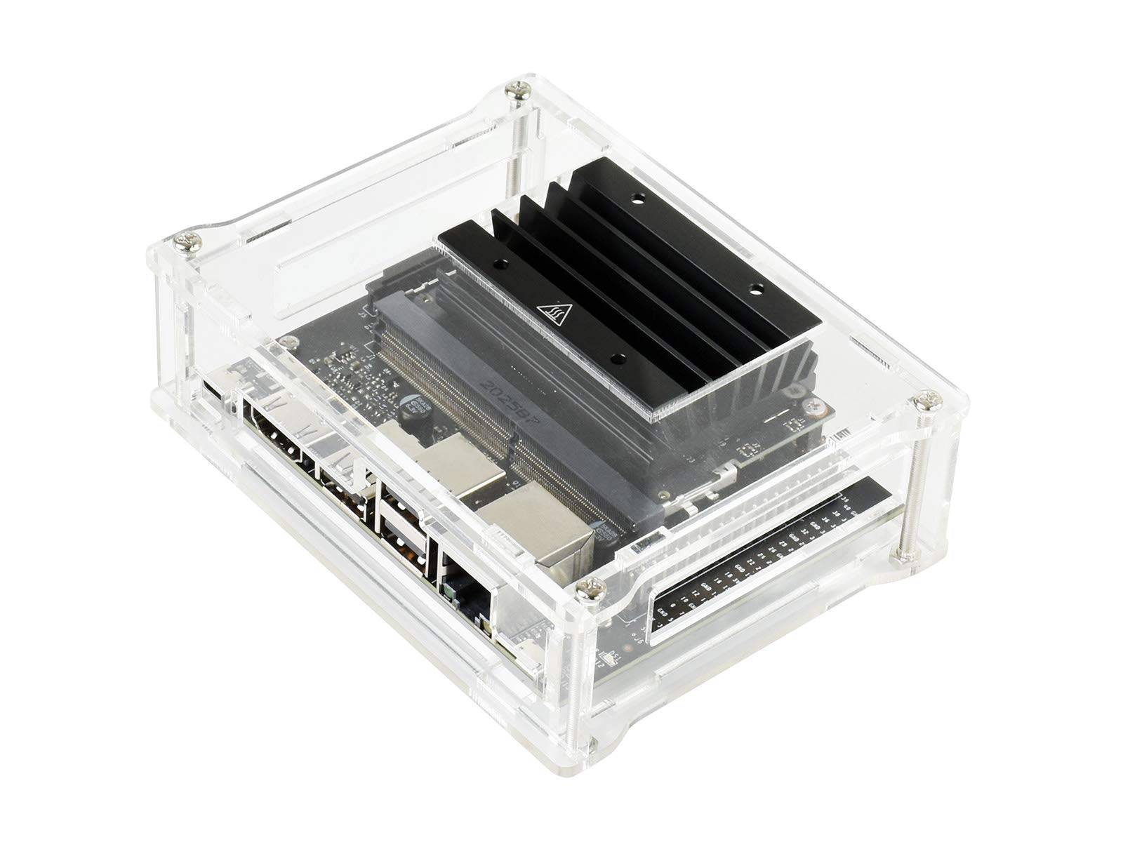waveshare-acryl-geh-use-f-r-jetson-nano-2gb-developer-kit-transparent image 2