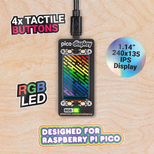 pimoroni-pico-display-pack-1-14-ips-lcd-240x135-f-r-raspberry-pi-pico image 1