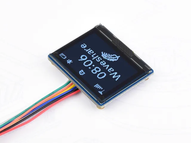 waveshare-1-32-zoll-oled-display-modul-128x96-16-graustufen-spi-i2c image 1