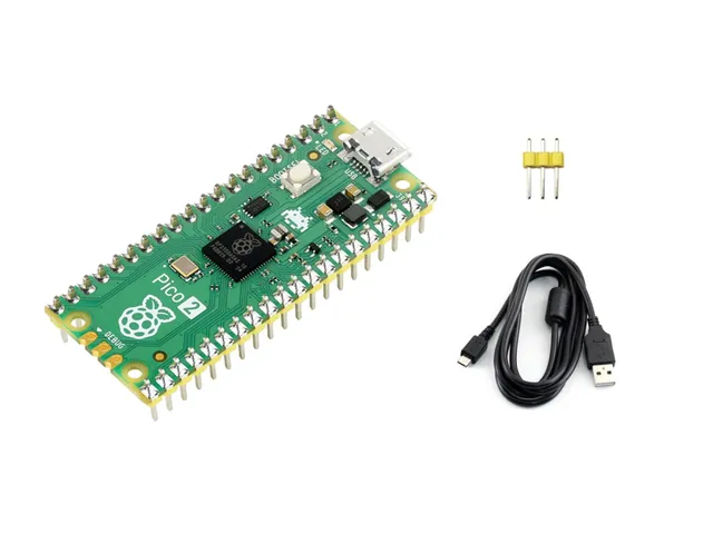 waveshare-raspberry-pi-pico-2-mit-vorgel-teten-headern-rp2350-dual-core-dual-arc image 1