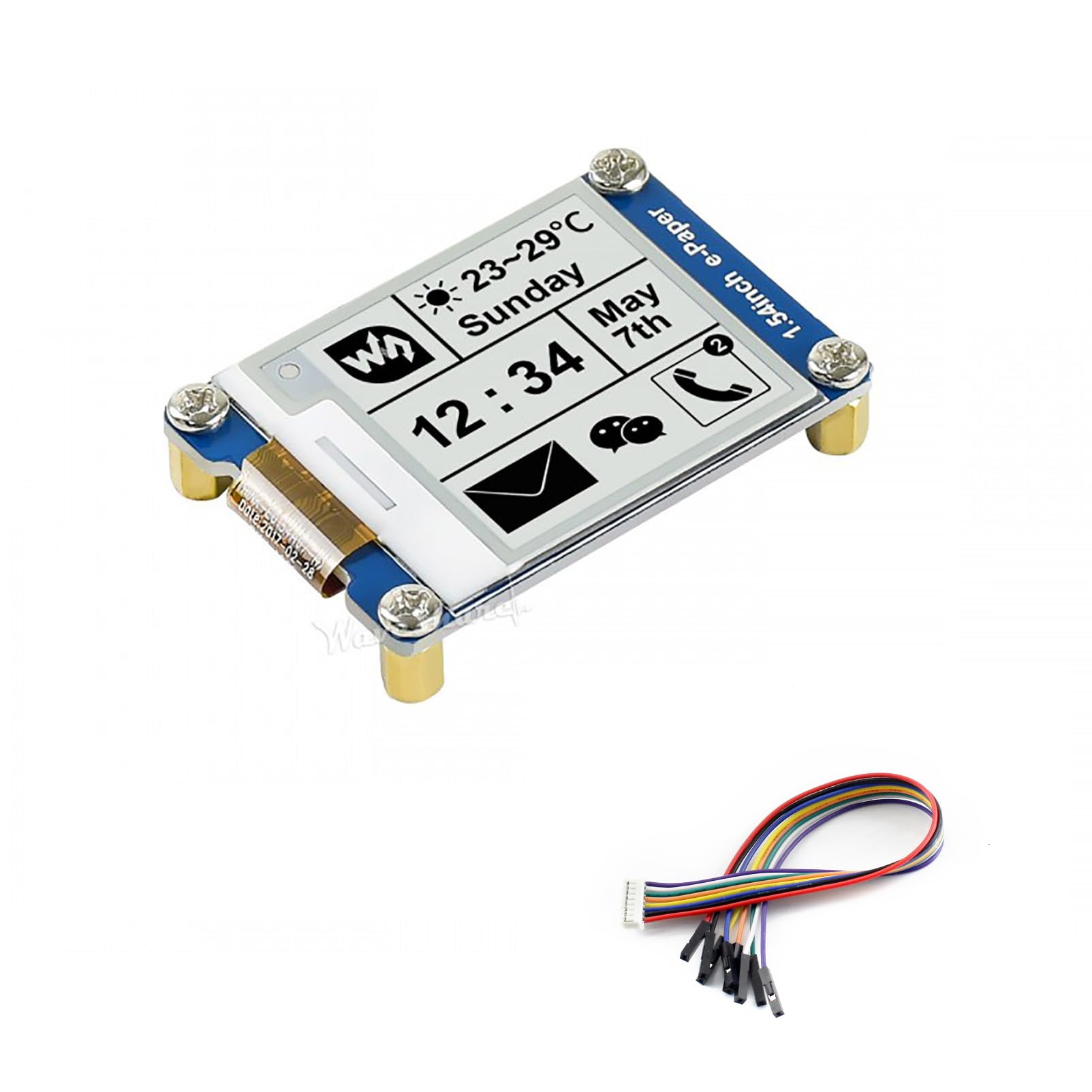 waveshare-1-54-zoll-e-paper-display-modul-200x200-spi-e-ink image 1