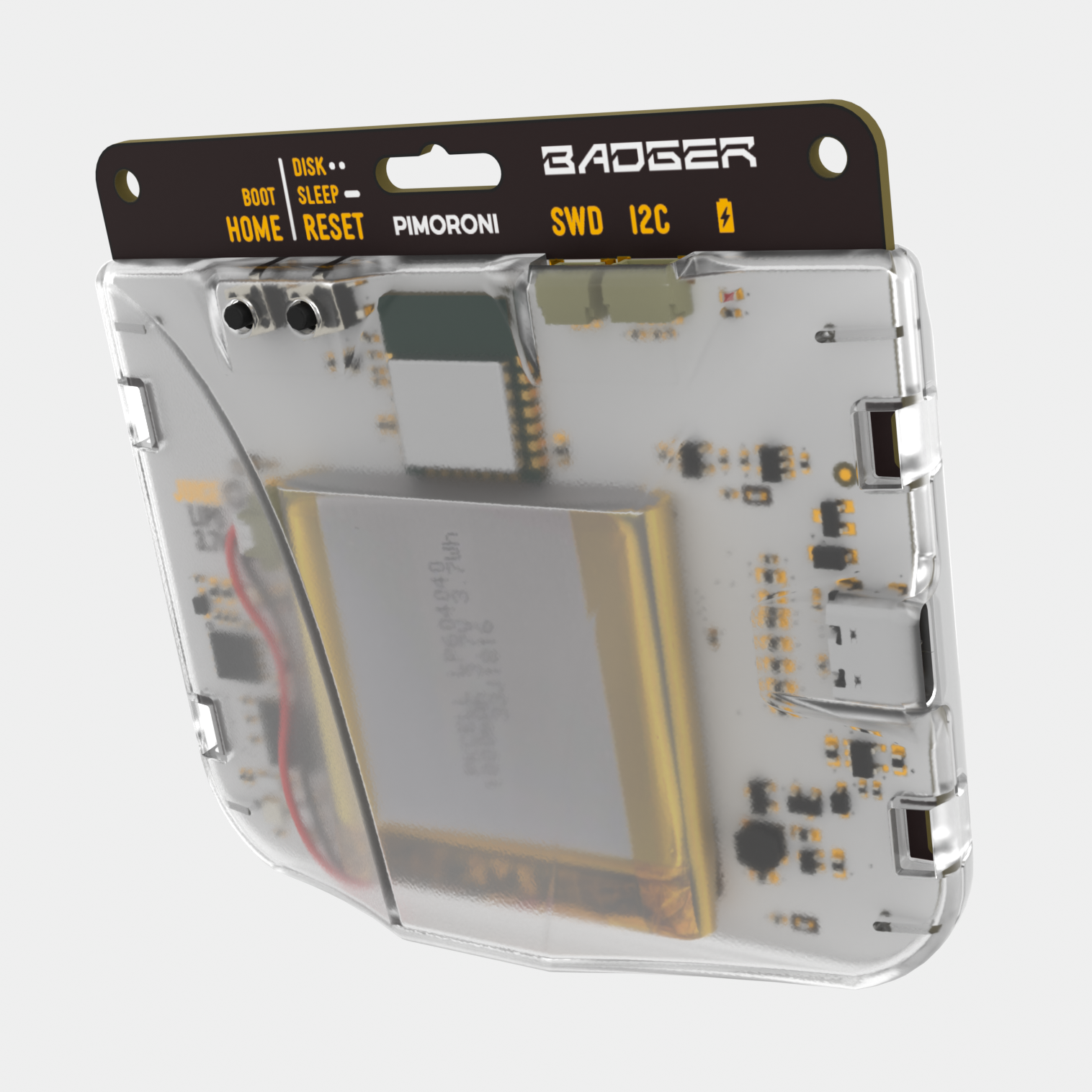 pimoroni-badgeware-case-polycarbonat-schutzh-lle-front-r-ckseite image 4