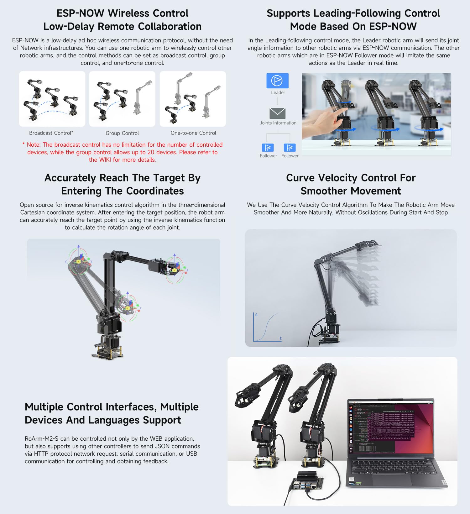waveshare-desktop-robotic-arm-kit-4-dof-esp-now-ros2-open-source-f-r-maker-und-e image 6