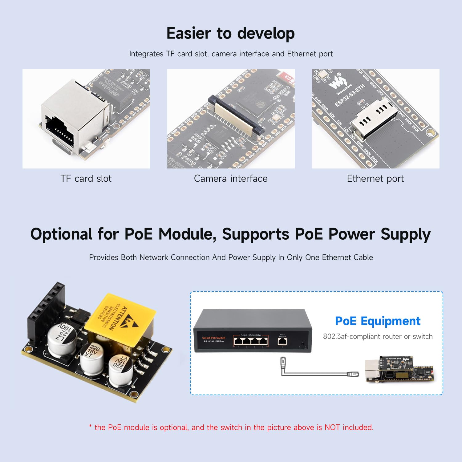 waveshare-esp32-s3-eth-entwicklungsboard-mit-rj45-poe-modul-und-ov5640-kamera image 6
