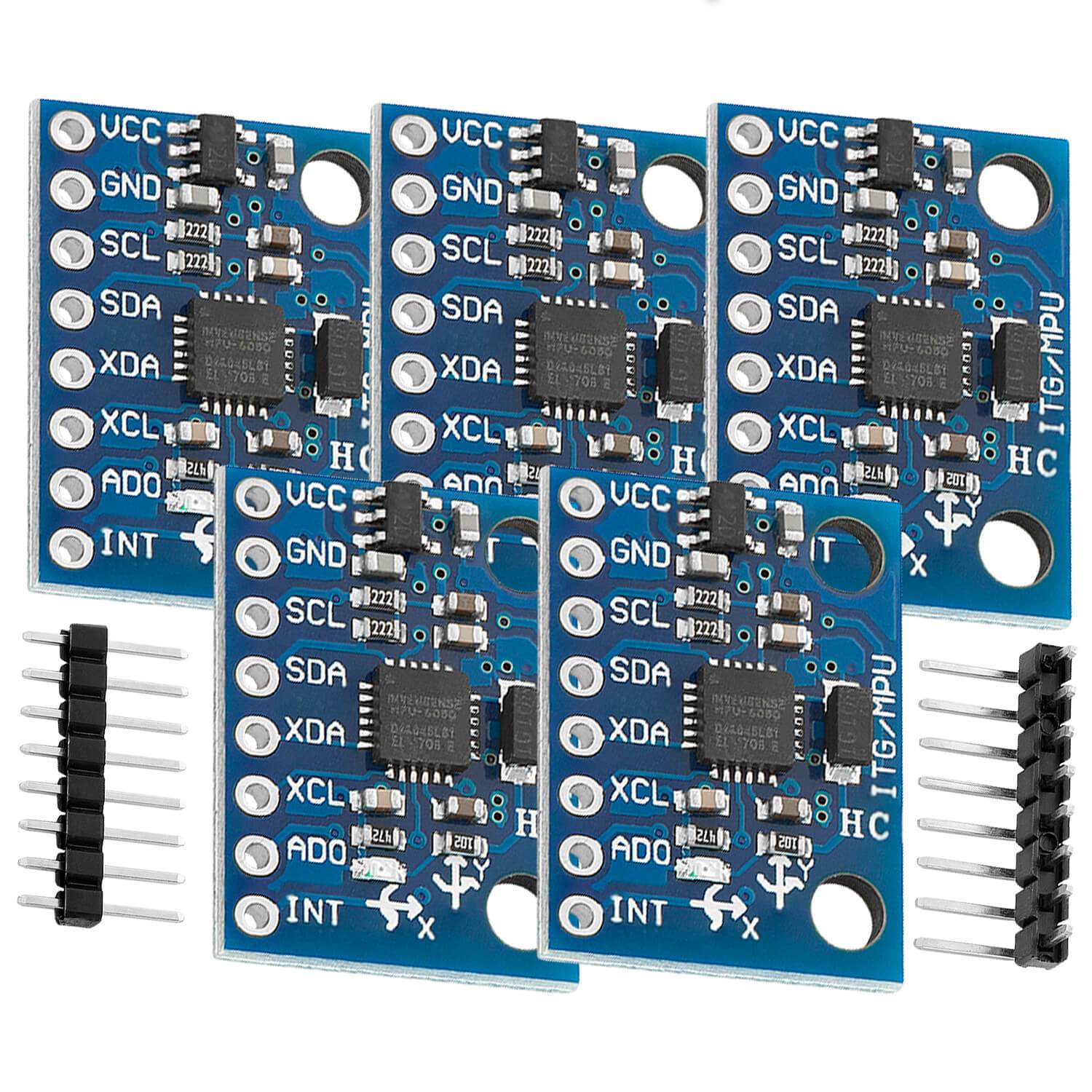 az-delivery-gy-521-mpu-6050-3-achsen-gyroskop-und-beschleunigungssensor-modul image 5