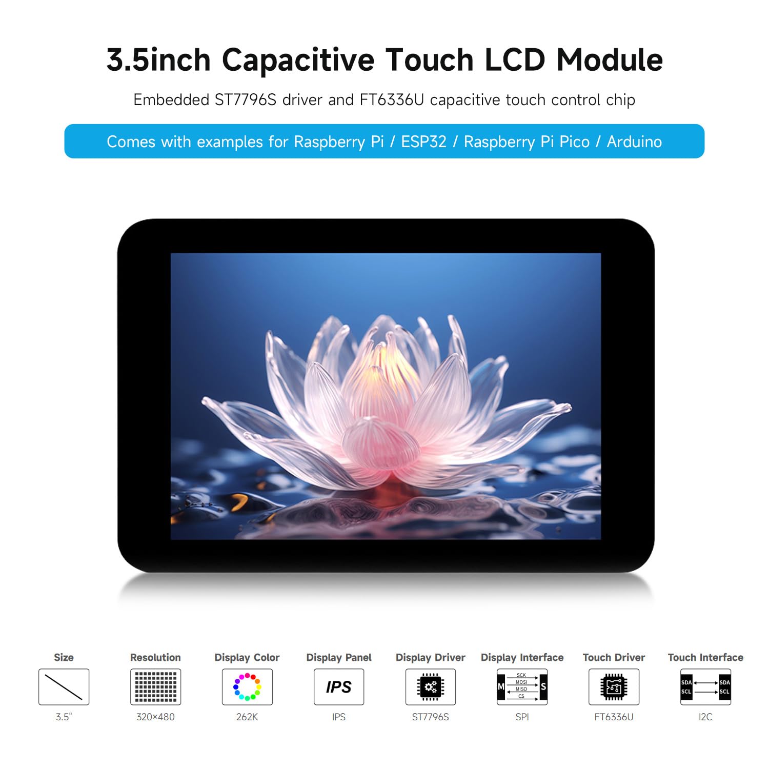 waveshare-3-5-zoll-kapazitives-touch-display-f-r-raspberry-pi-5-4b-3b-zero-zero- image 3