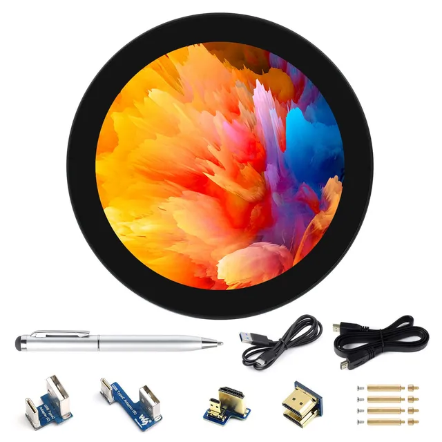 waveshare-4-zoll-hdmi-circular-touch-display-720x720-ips image 1