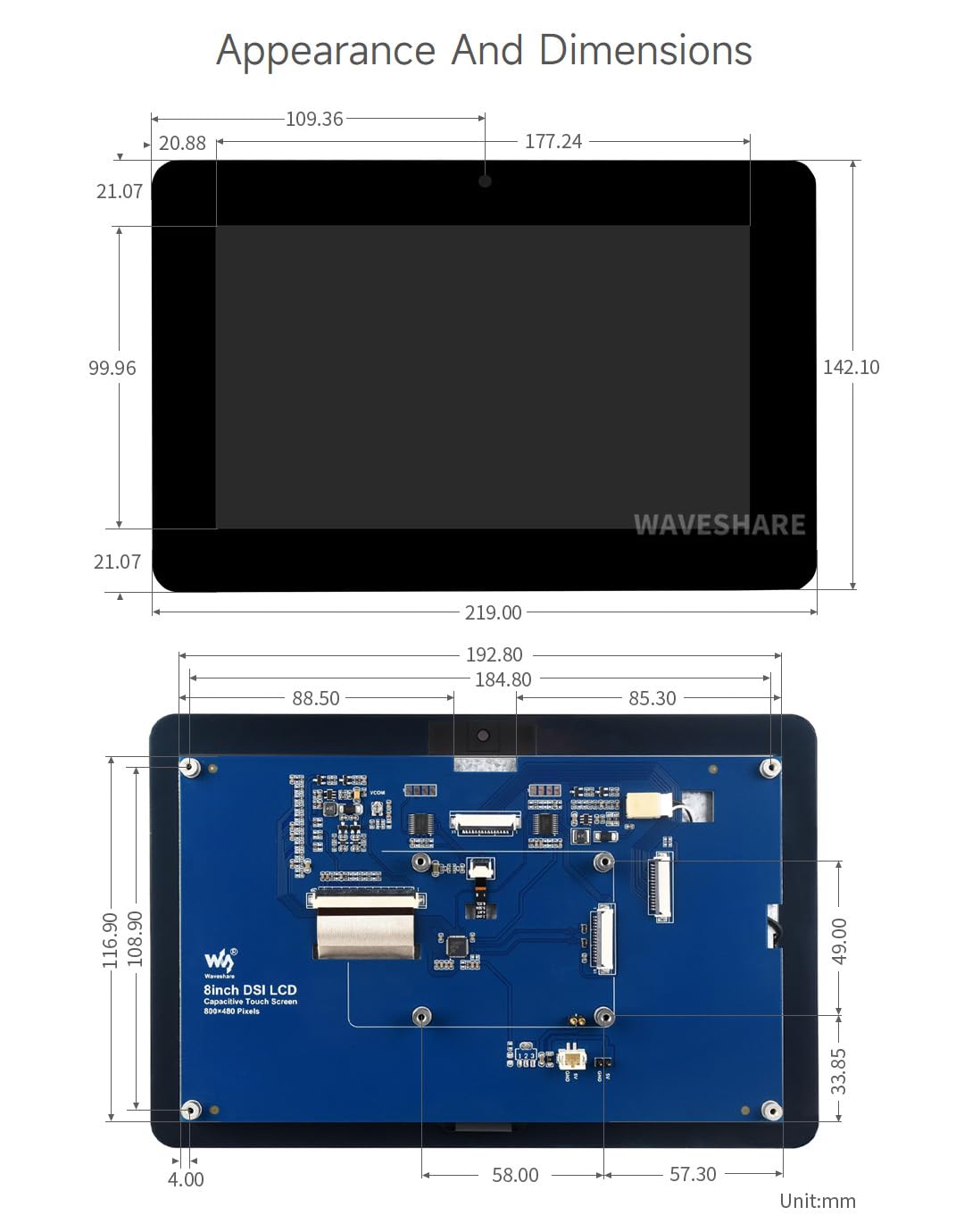 waveshare-8-zoll-kapazitiver-touchscreen-f-r-raspberry-pi-4b-3b-3a-3b-2b-b-a-800 image 8