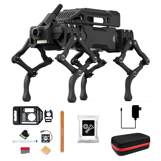 waveshare-wavego-pro-12-dof-bionischer-roboterhund-bundle-mit-raspberry-pi-exten image 1