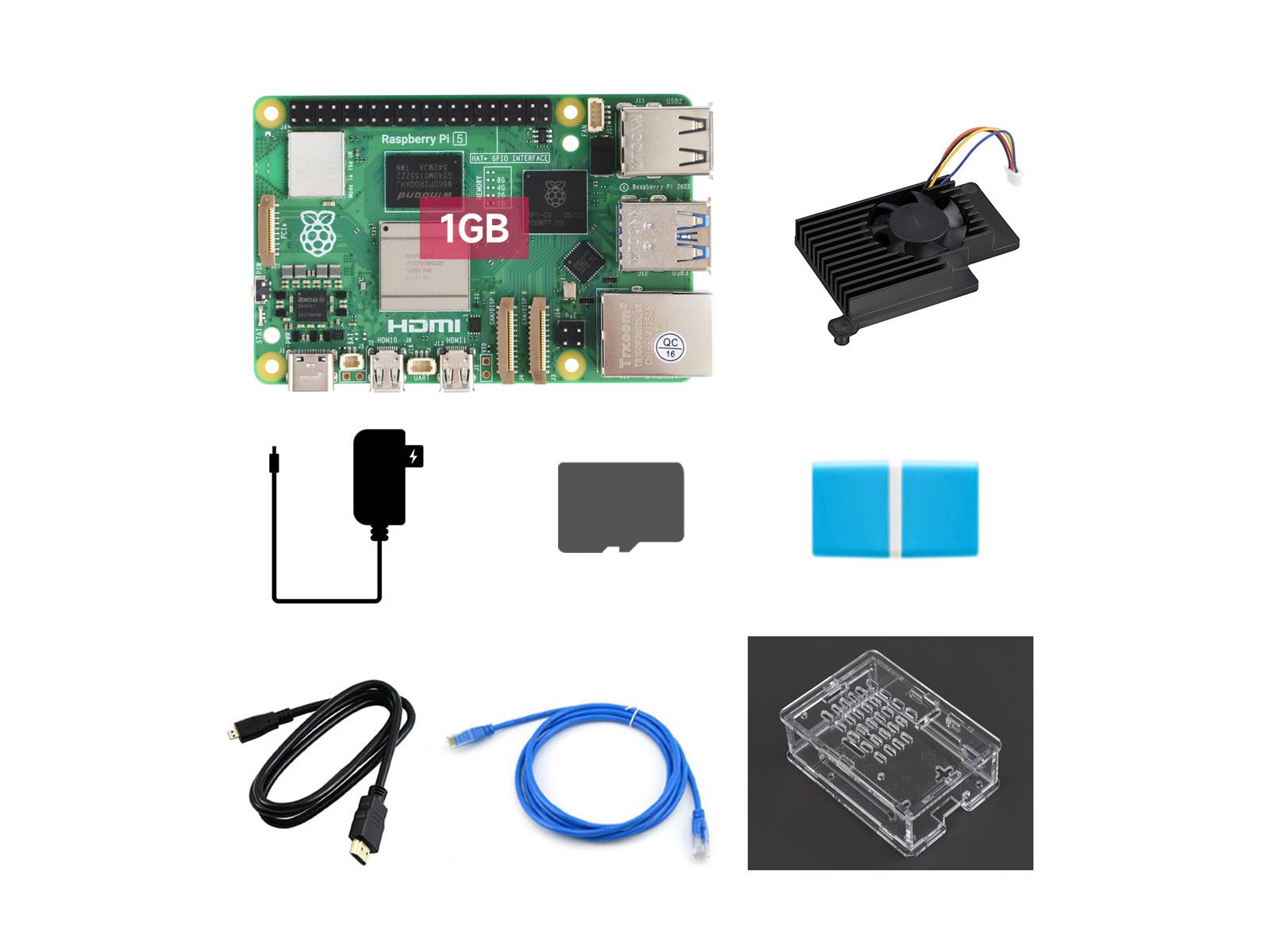 waveshare-rpi5-1gb-starter-kit-raspberry-pi-5-1gb-mit-zubeh-r image 1