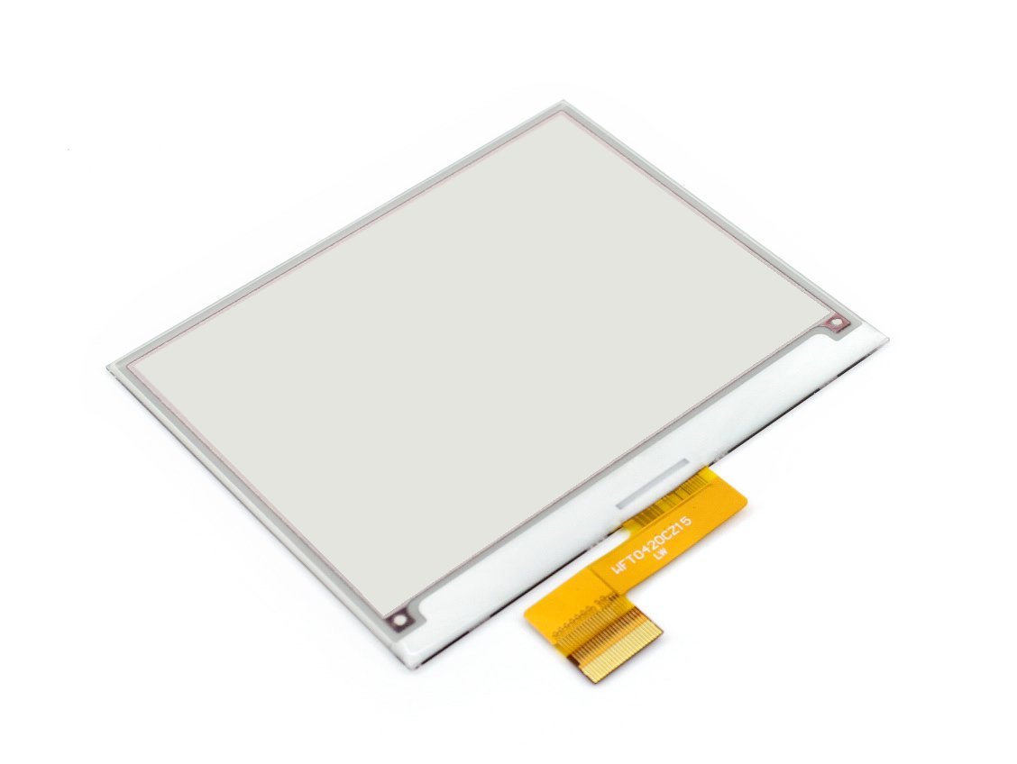 waveshare-4-2-zoll-e-paper-raw-panel-400x300-rot-schwarz-wei-ohne-pcb-spi image 8