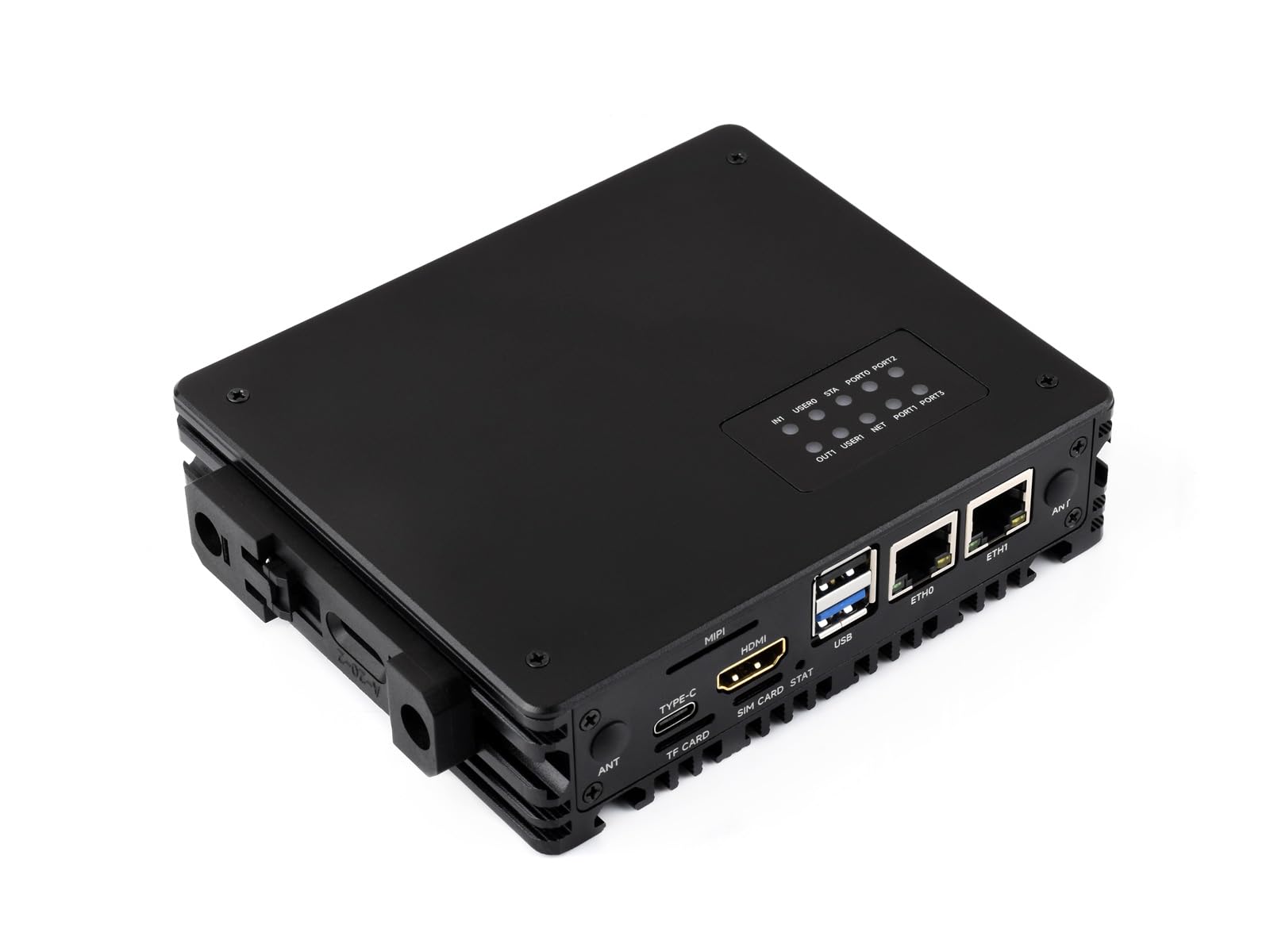waveshare-cm5-dual-ethernet-multi-function-expansionsboard-mit-metallgeh-use-und image 1