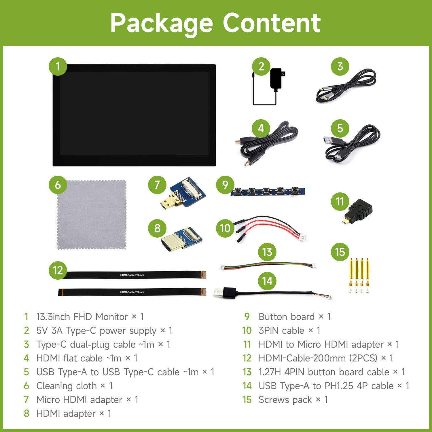waveshare-13-3-zoll-hdmi-kapazitives-touch-display-full-hd-monitor-mit-type-c-f- image 2