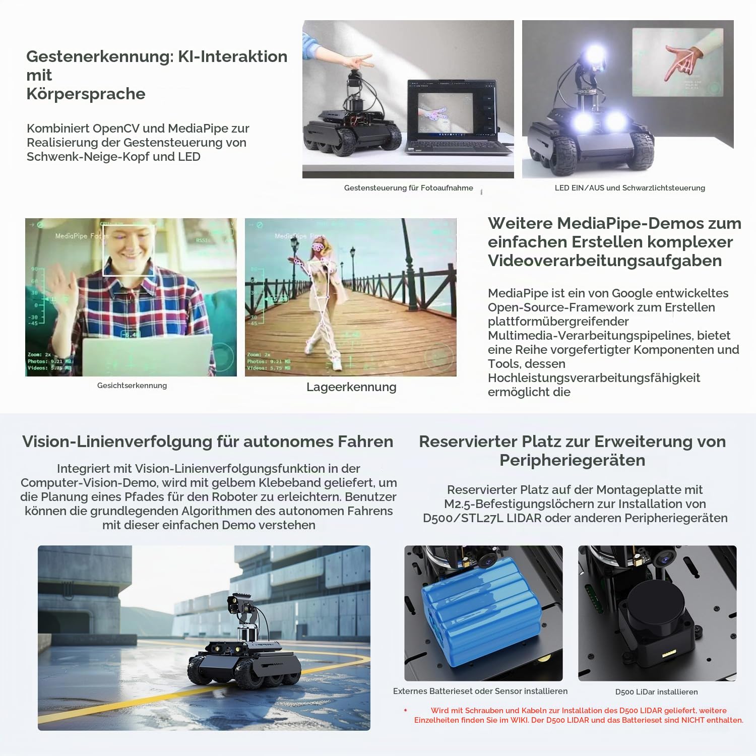 waveshare-ugv-rover-ai-roboter-6wd-4wd-mit-raspberry-pi-5-4gb-dual-controller-pa image 7