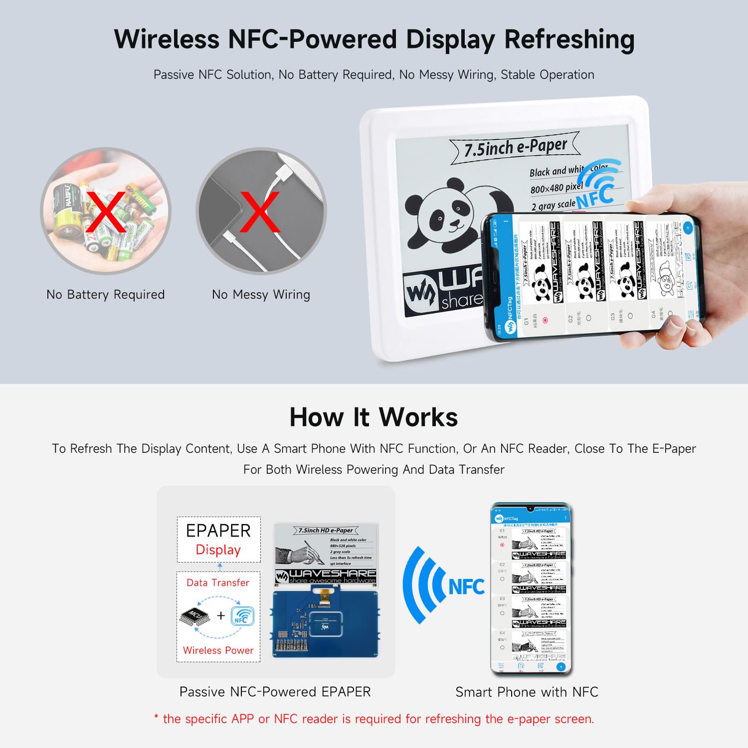 waveshare-7-5-zoll-passives-nfc-e-paper-v2-800x480-batterielos image 4