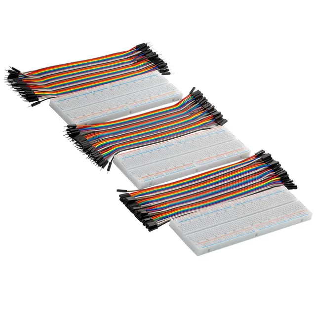az-delivery-breadboard-kit-3x-mb102-120-jumper-wire-m2m-f2m-f2f image 1
