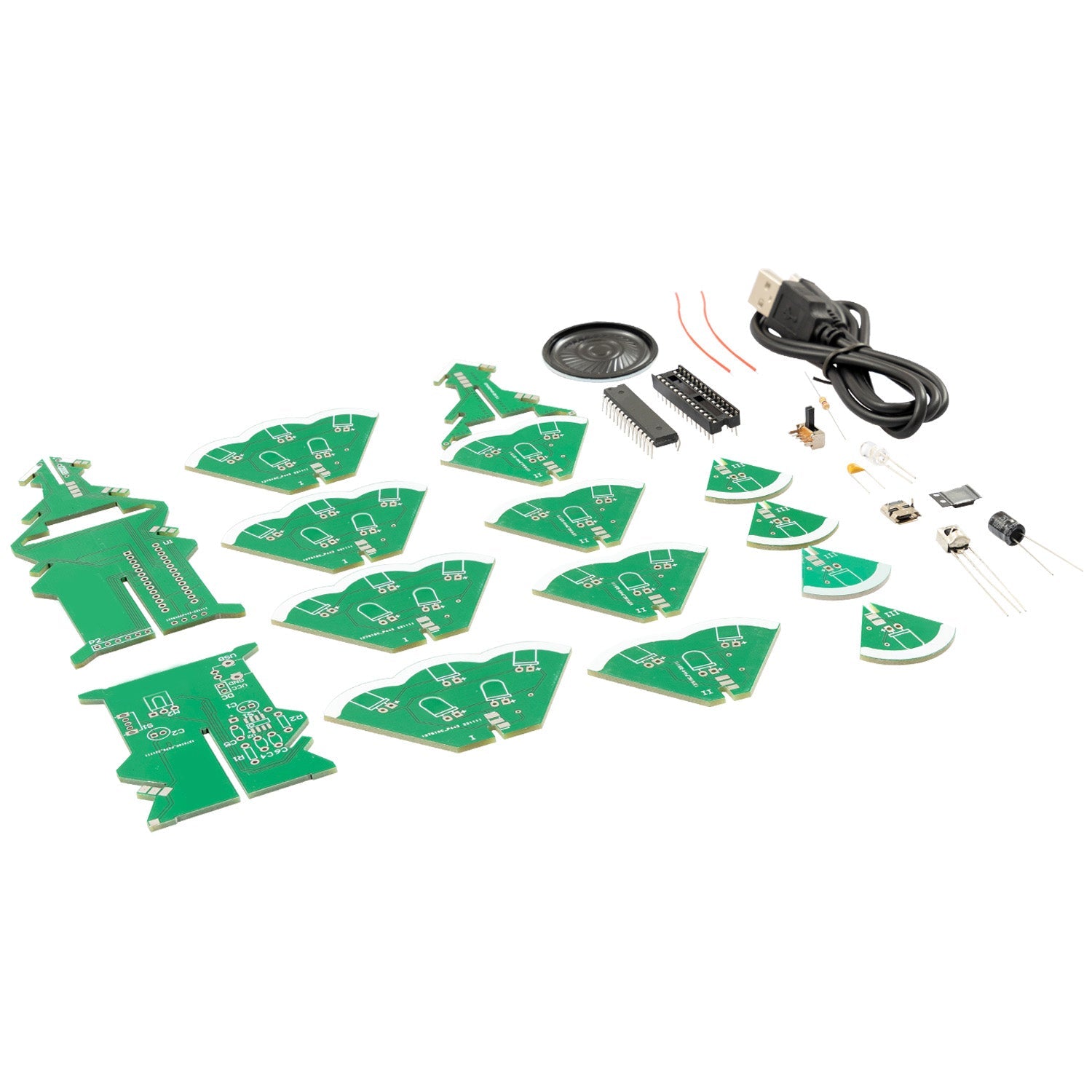 az-delivery-3d-diy-weihnachtsbaum-l-t-set-bunte-led-7-farben-stem-pcb-bausatz image 2