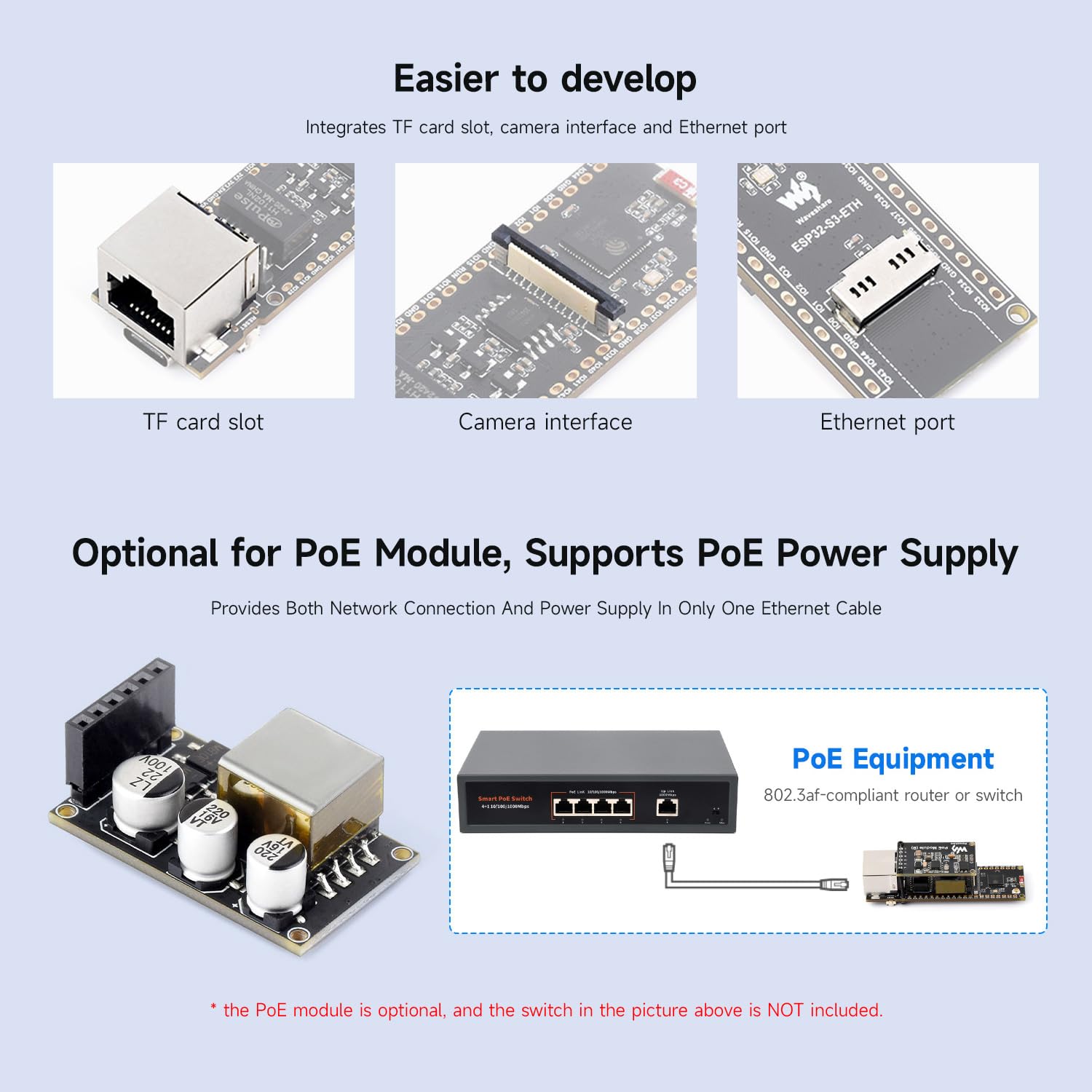 waveshare-esp32-s3-eth-board-mit-rj45-poe-wifi-bt-16mb-flash-8mb-psram image 6