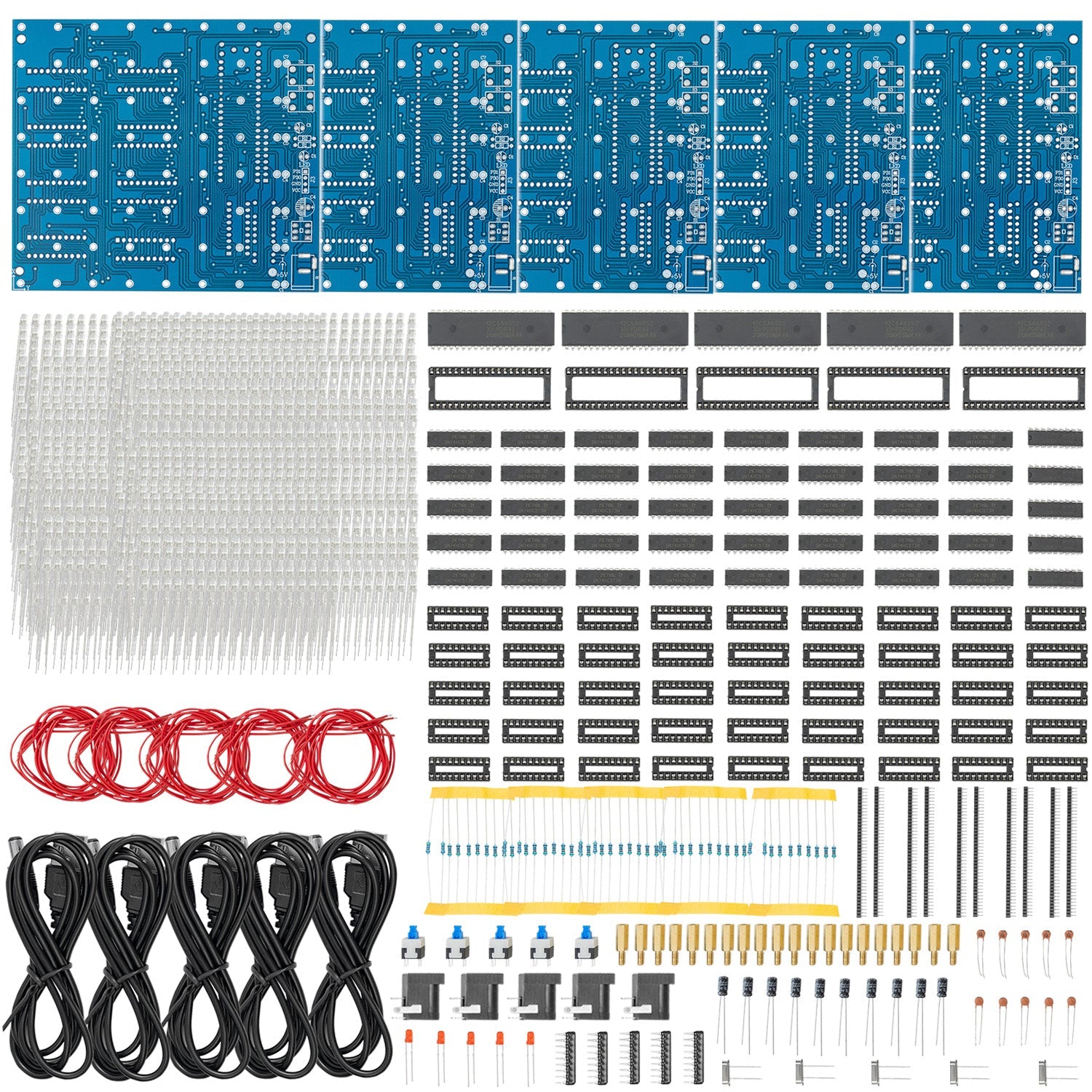 az-delivery-3d-led-cube-8x8x8-lichtmatrix-bausatz-512-leds-blau image 7