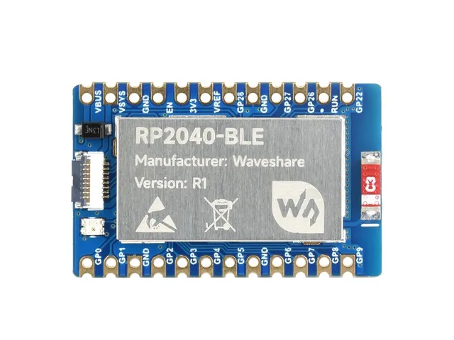 waveshare-rp2040-ble-entwicklungsboard-rp2040-microcontroller-board-mit-bluetoot image 1