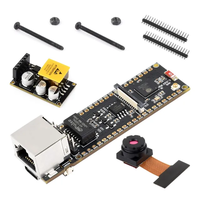 waveshare-esp32-s3-eth-entwicklungsboard-mit-ov2640-kamera-poe-modul image 1