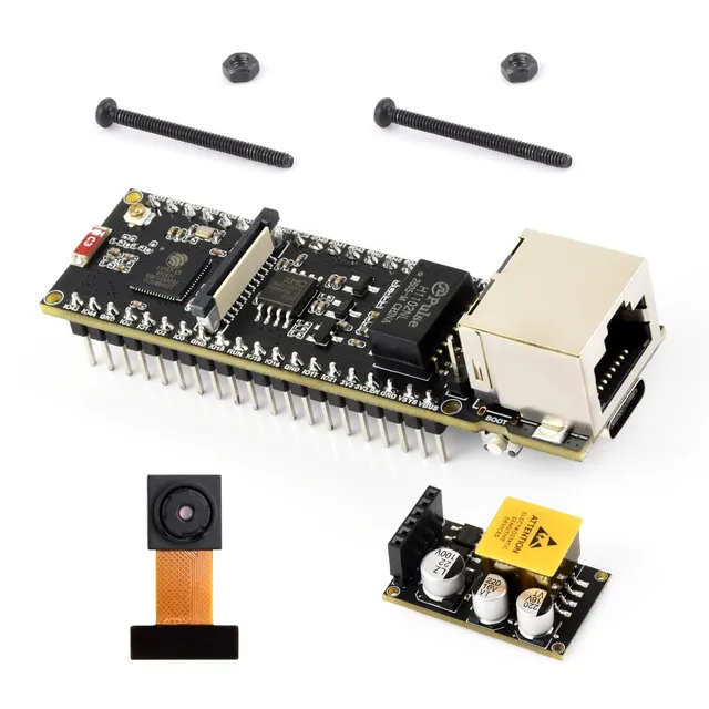 waveshare-esp32-s3-eth-entwicklungsboard-mit-rj45-poe-modul-und-ov5640-kamera image 1