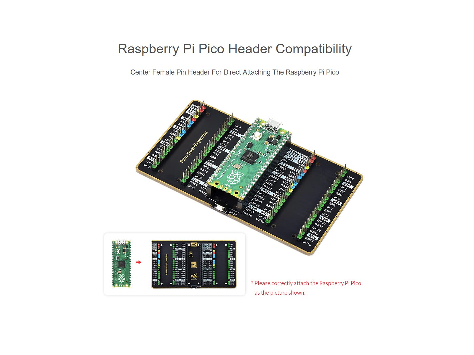 waveshare-dual-gpio-expander-f-r-raspberry-pi-pico-erweiterungsboard-mit-2x-2x20 image 5