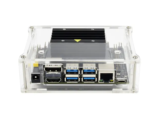 waveshare-acrylgeh-use-typ-a-f-r-jetson-nano-schutzgeh-use-mit-k-hlungs-ffnung-u image 1