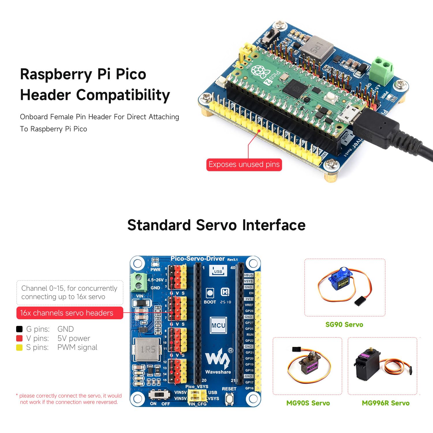 waveshare-servo-driver-modul-f-r-raspberry-pi-pico-16-kanal-16-bit-pwm image 4
