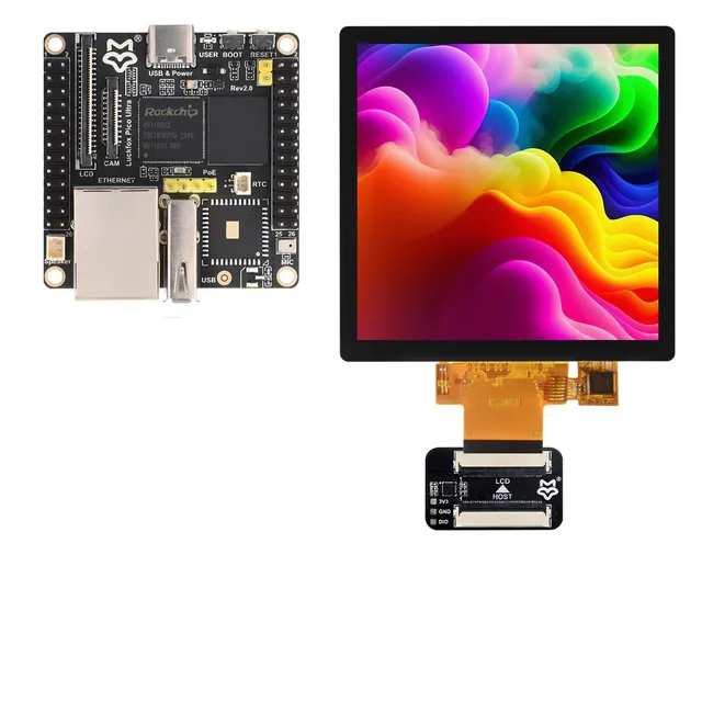 waveshare-luckfox-pico-ultra-rv1106-linux-board-ohne-wlan-inkl-4-zoll-touch-disp image 1