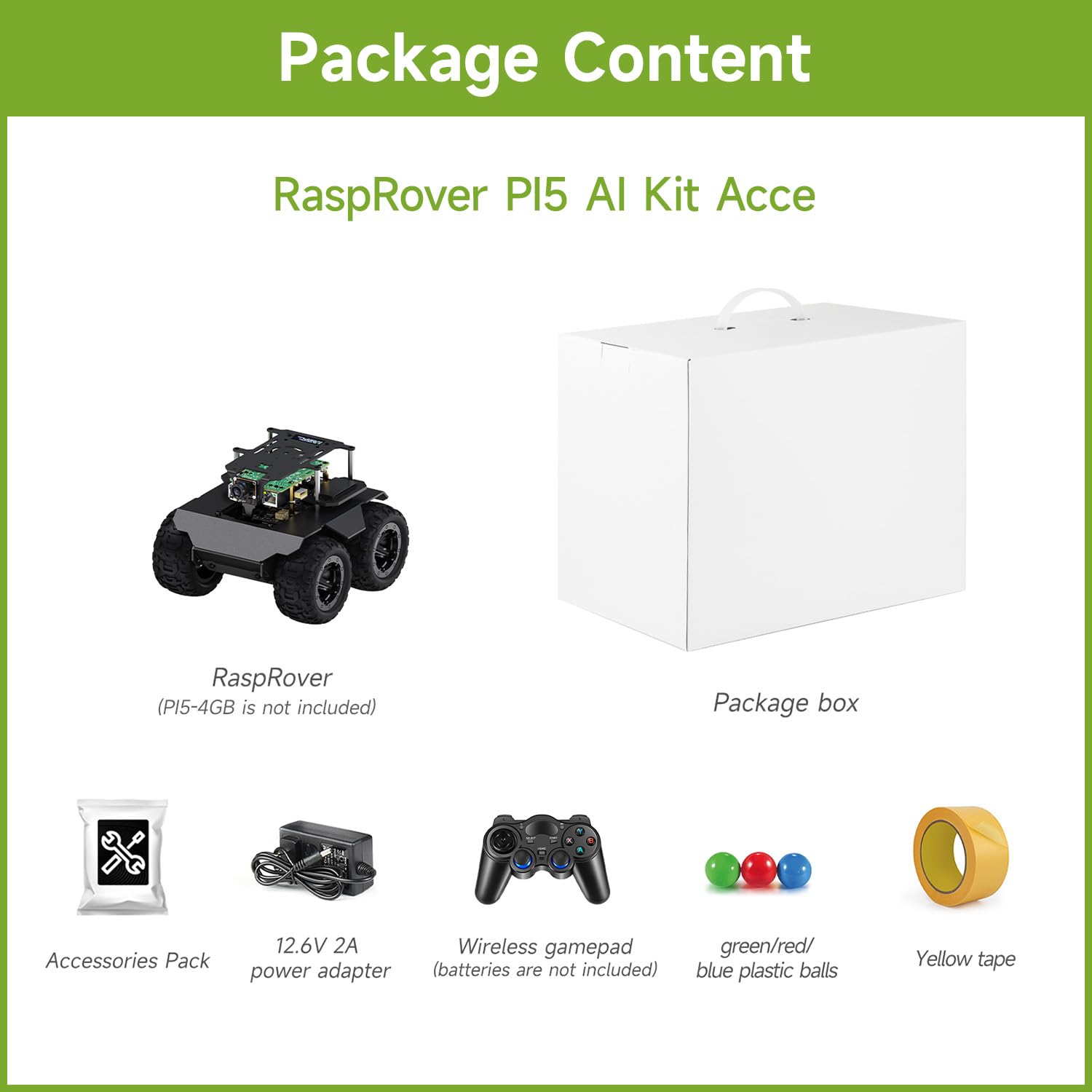 waveshare-rasprover-4wd-ai-roboter-kompatibel-mit-raspberry-pi-5-dual-controller image 2
